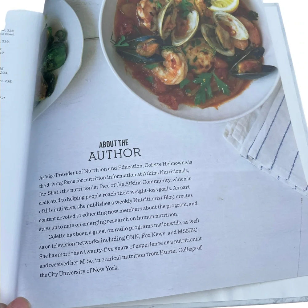 Atkins Eat Right Not Less Cookbook and Atkins Low Carb Low Sugar Lifestyle